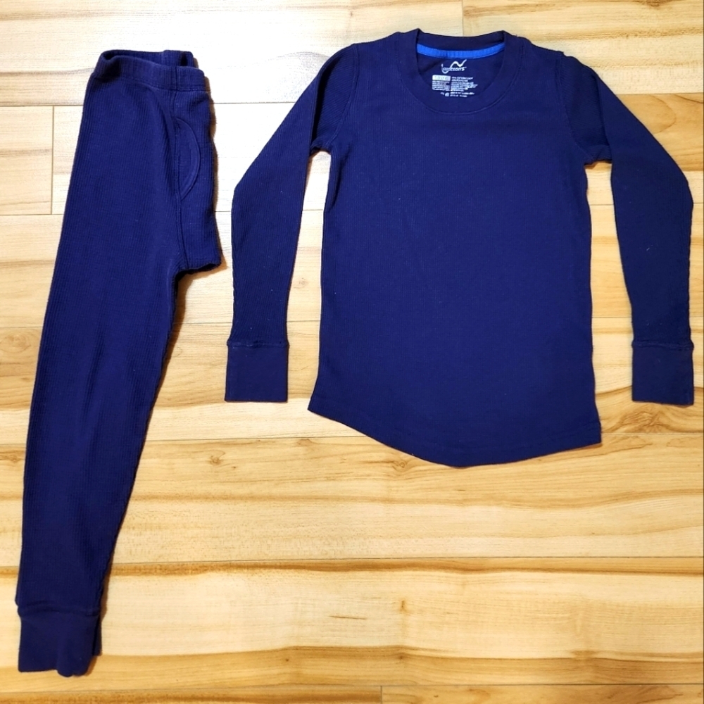 Boys Kids Size S/P (7-8) Pijama Set Navy Blue